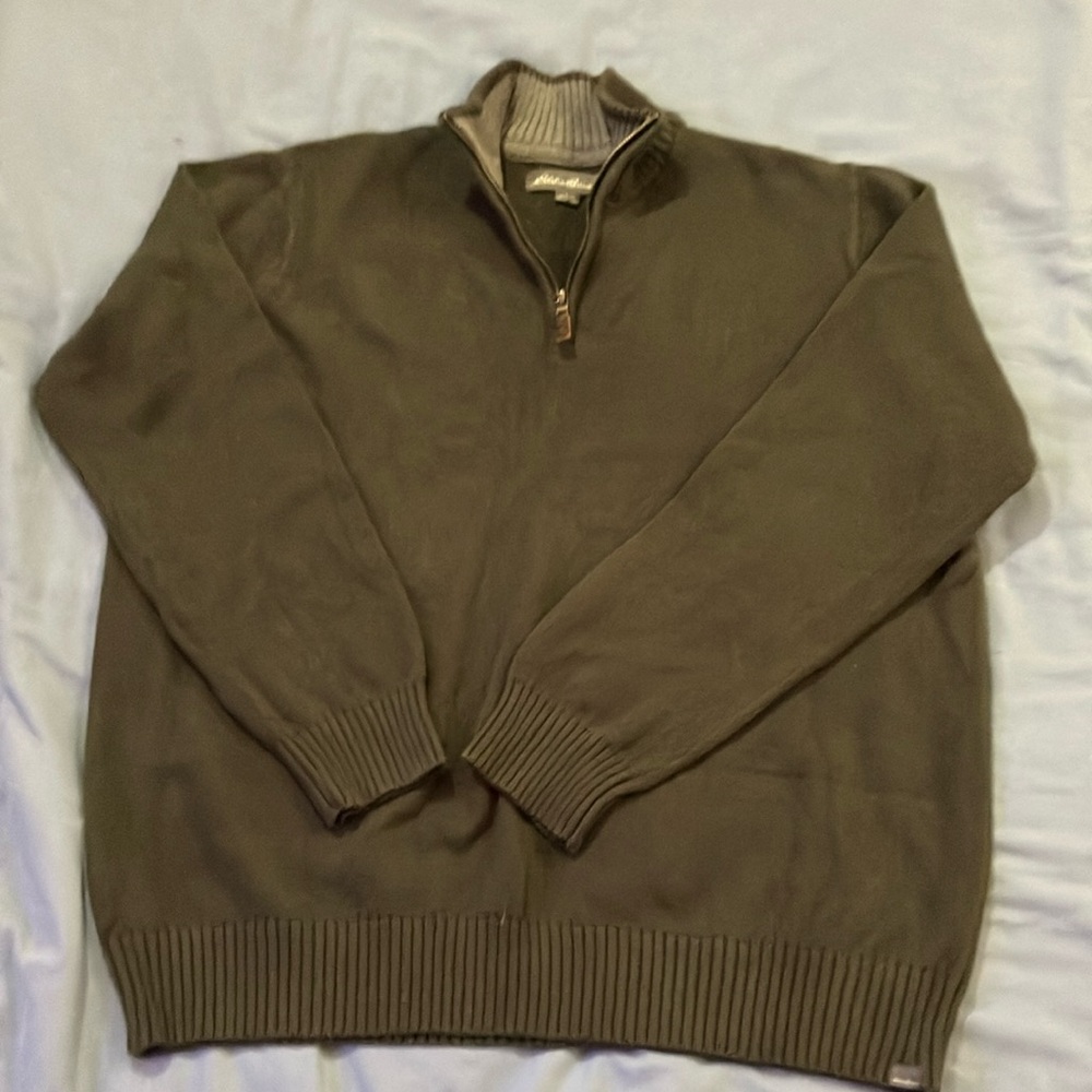 Eddie Bauer Men’s 1/4 zip sweater 2XL Tall